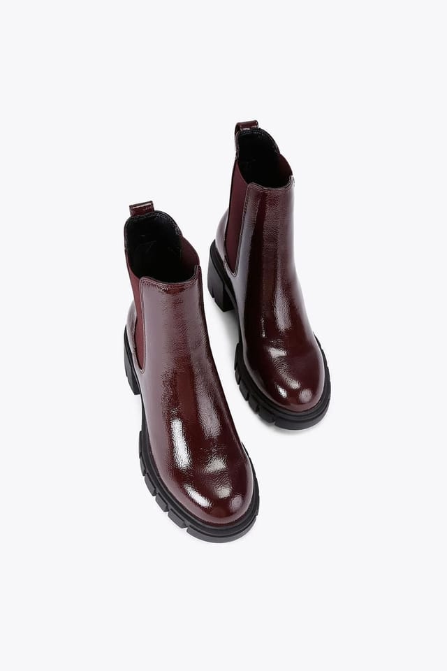 Carvela Carvela Women's 'Ignite Chelsea' Patent Boots in Red - 2