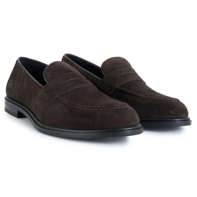 WALK LONDON Walk London Men's Putney Saddle Shoes in Brown - 2