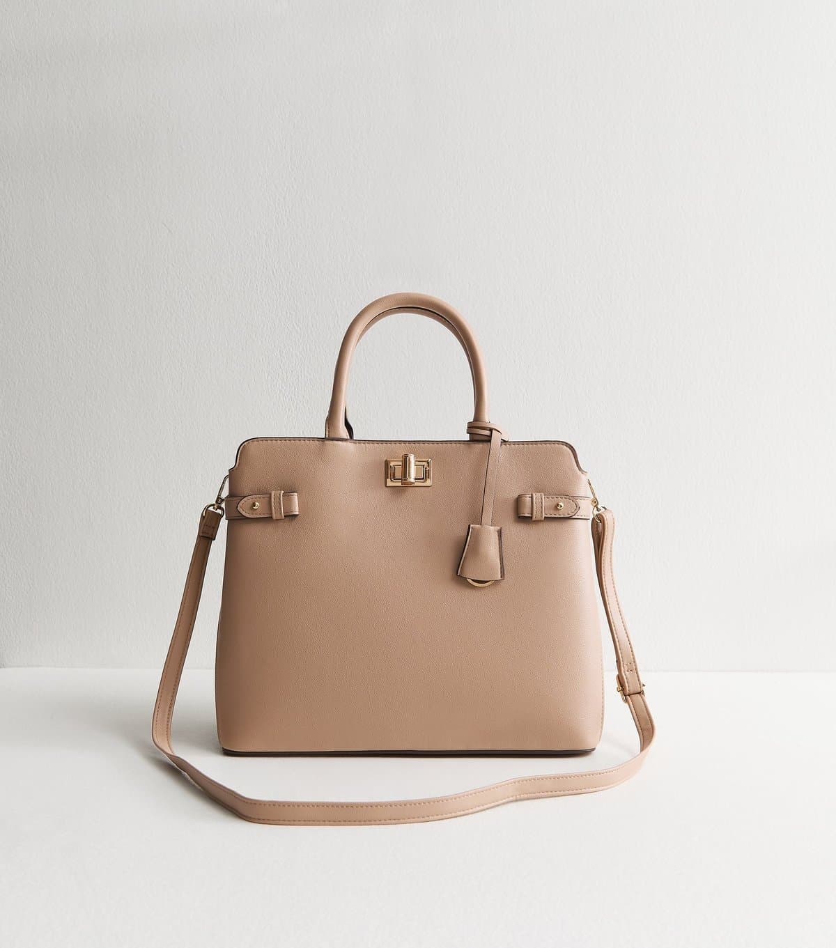 New Look New Look Mink Faux Leather Tote Bag Vegan