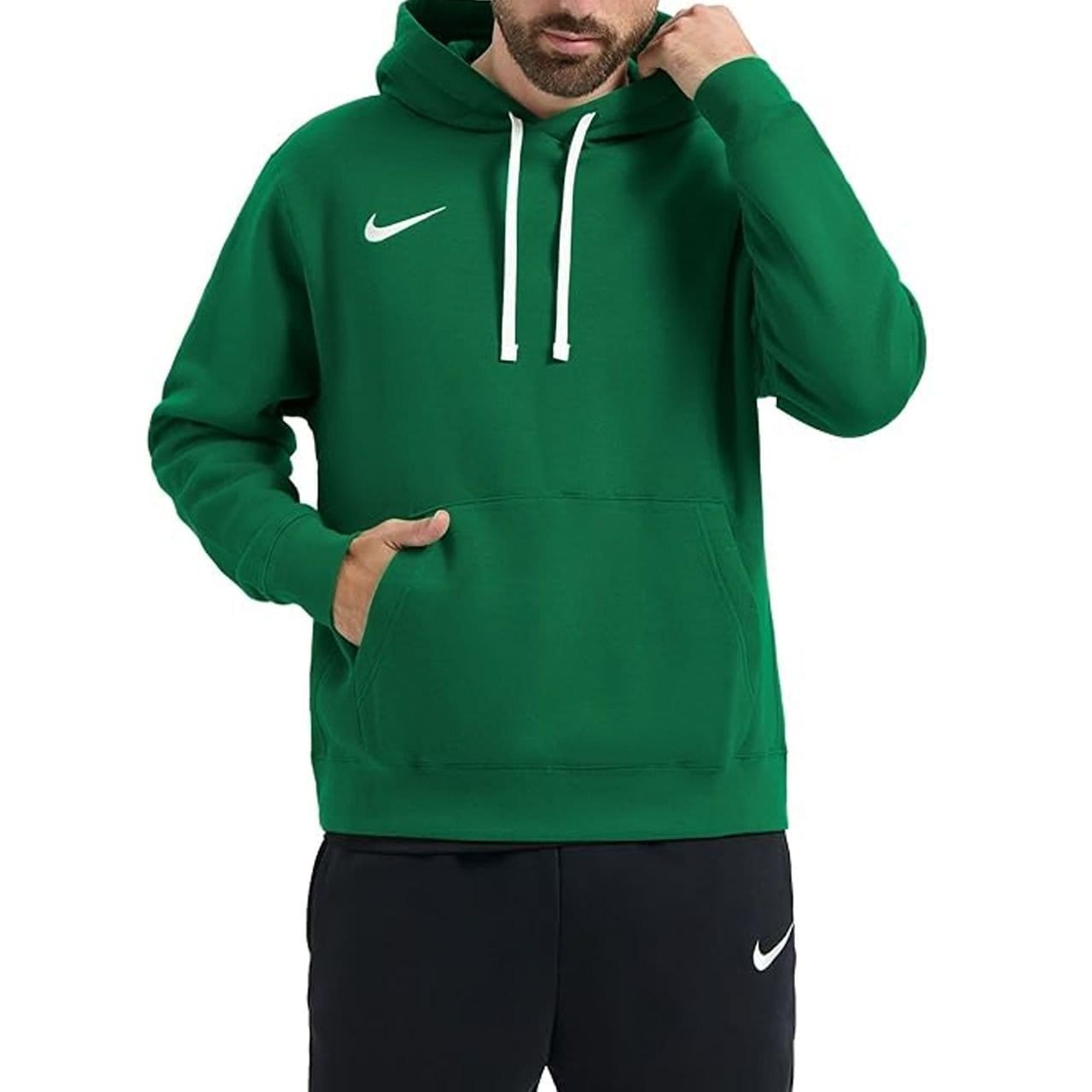Nike Nike Men's Team Club 20 Hoodie in Green - 4