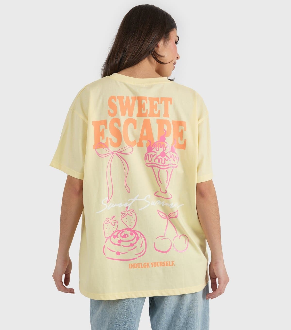Skinnydip Women's Bright Yellow Sweet Escape T-Shirt Skinnydip New Look