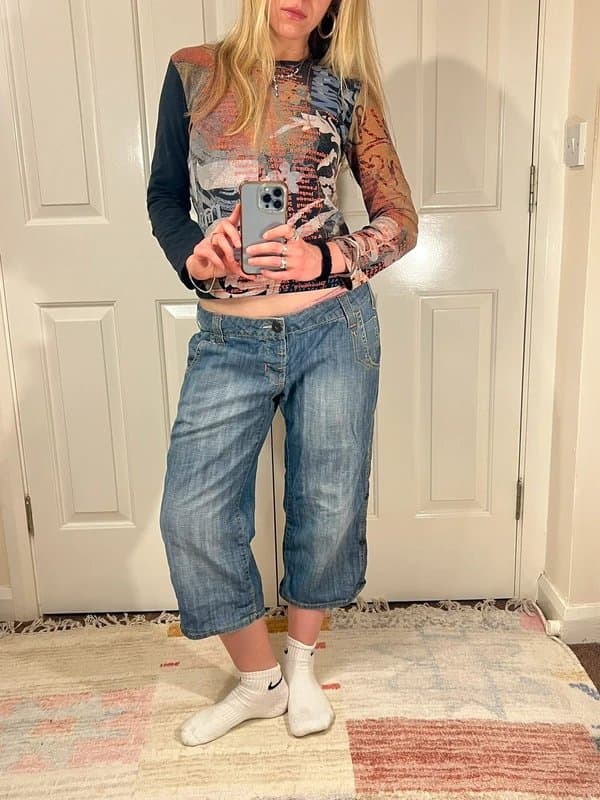 Vintage Dressing 90s low waisted denim jorts
