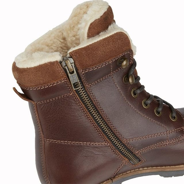 Woodland Woodland Women's Leather Country Boots in Dark Brown - 2