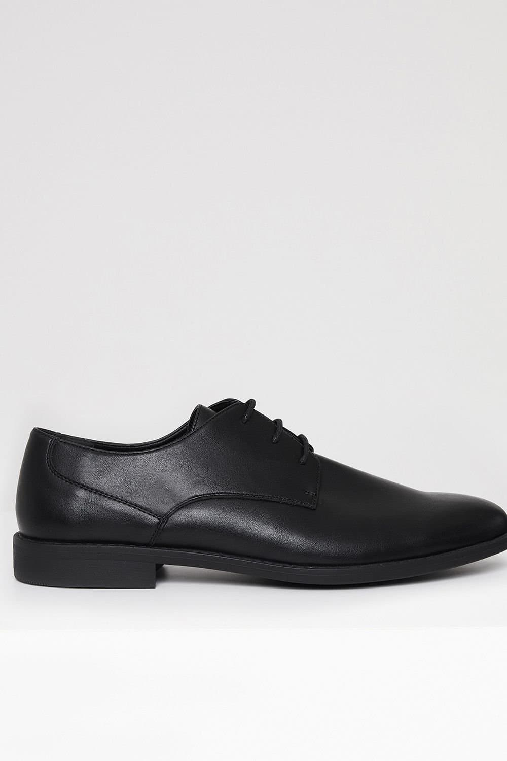 Threadbare Threadbare Men's Lace Up Derby Shoes in Black
