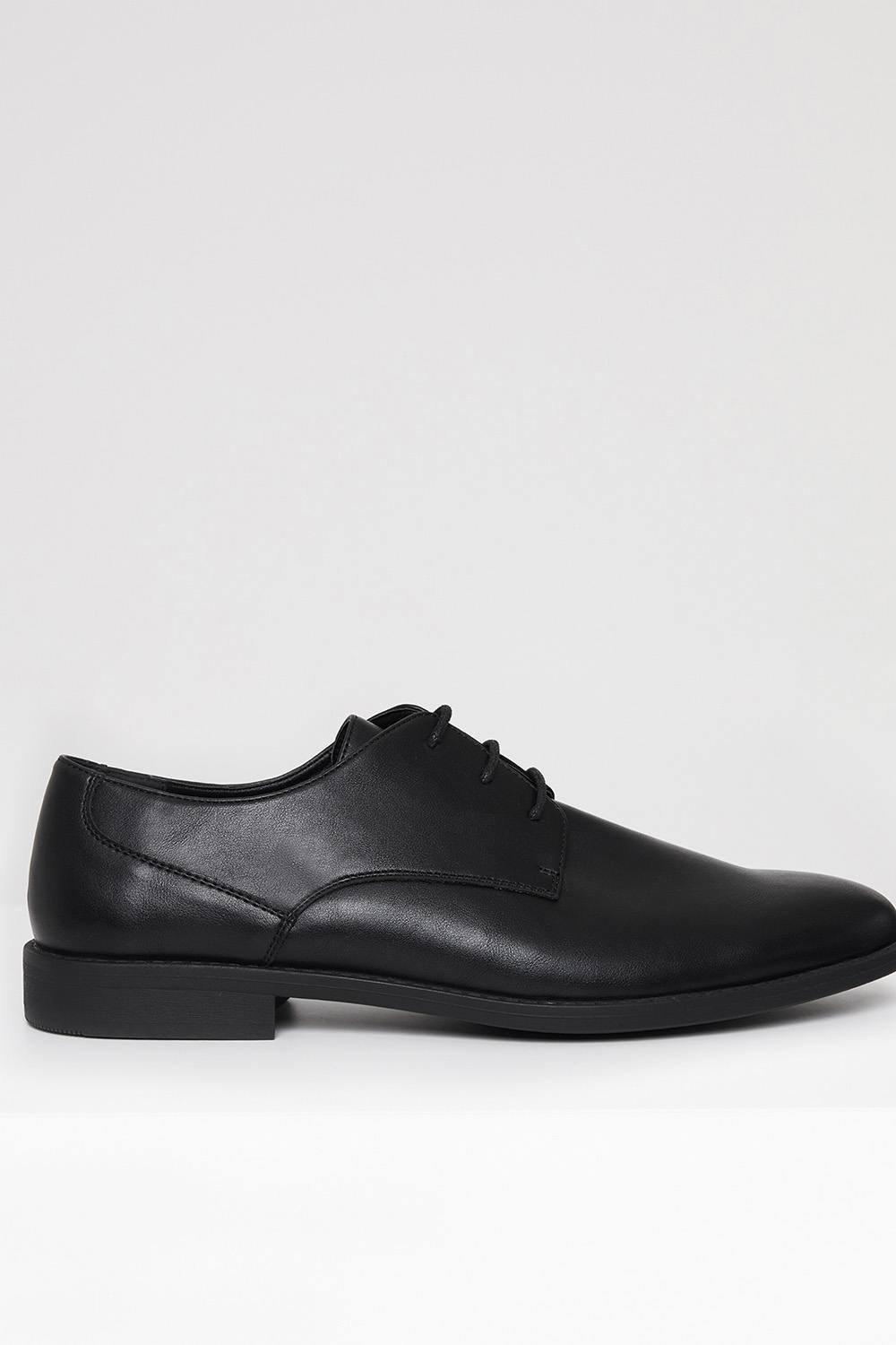 Threadbare Threadbare Men's Lace Up Derby Shoes in Black - 3