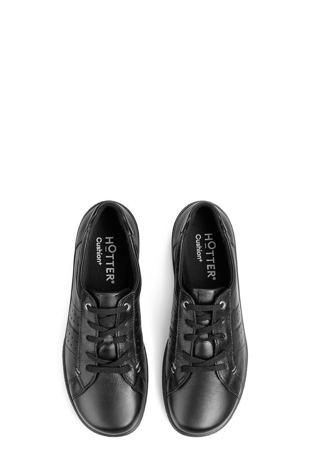 Hotter Hotter Women's Wide Fit 'Fearne II' Lace Up Shoes in Black - 3