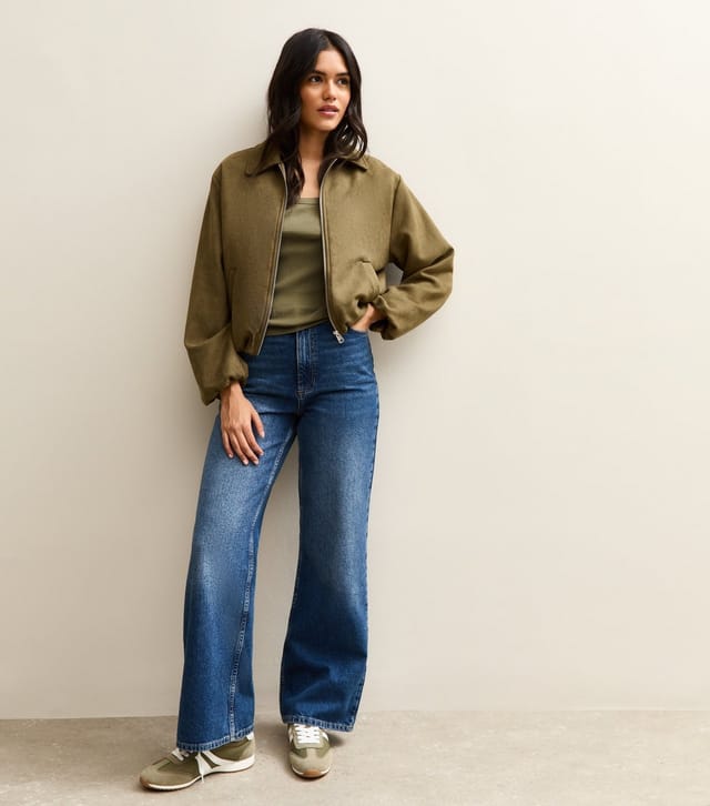 New Look Women's Green Square Neck Top New Look - 3