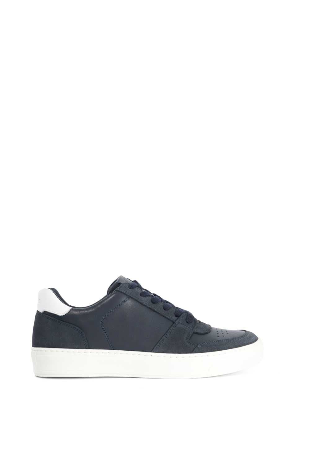Dune London Dune London Men's 'Tawly' Leather Trainers in Blue