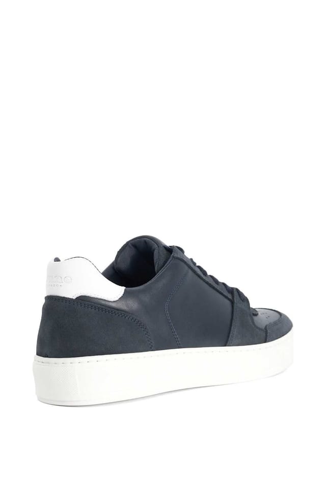 Dune London Dune London Men's 'Tawly' Leather Trainers in Blue - 3