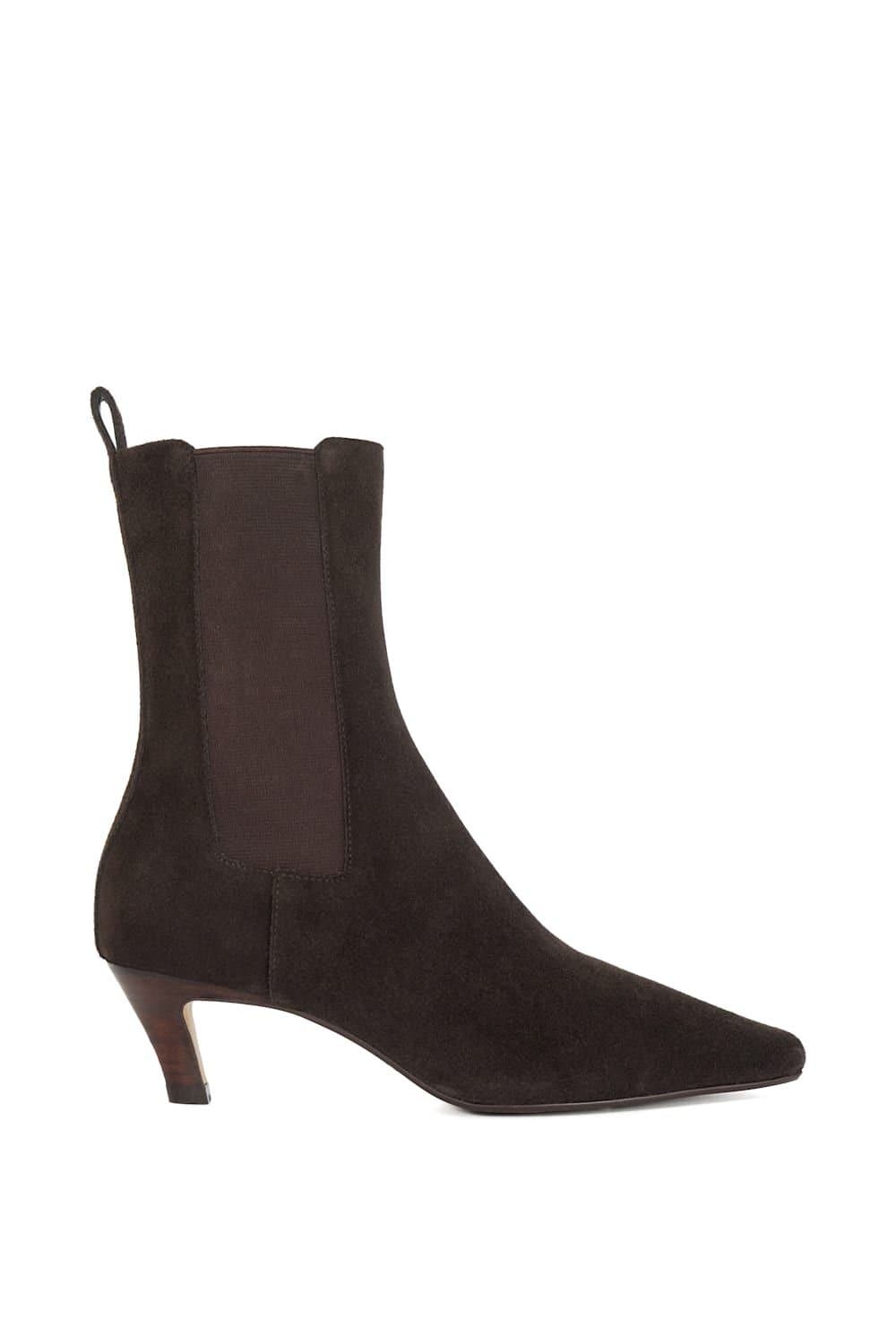 Dune London Dune London Women's 'Odele' Suede Ankle Boots in Brown