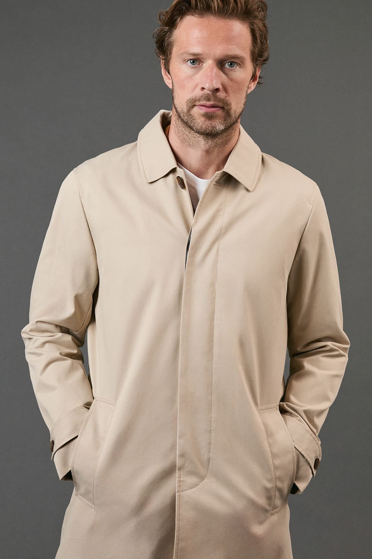 Maine Maine Men's Stone Smart Cotton Mac - 4
