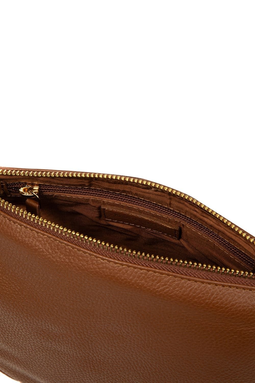 Pure Luxuries London Pure Luxuries London Women's 'Solene' Leather Cross Body Bag in Tan - 4
