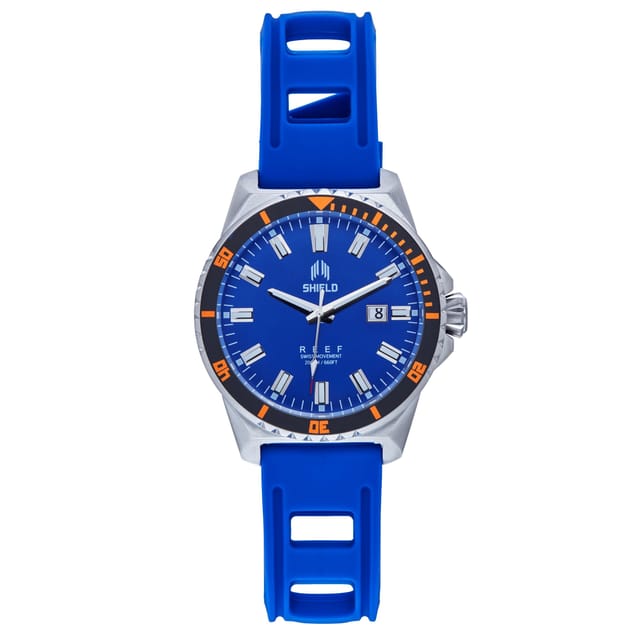 Shield Shield Men's Reef Strap Watch w/Date - Blue - 2