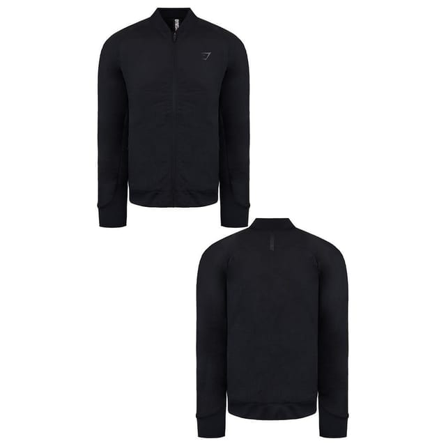 Gymshark Gymshark Men's Retake Quilted Black Bomber Jacket - 2
