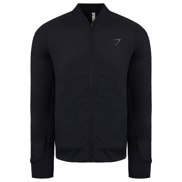 Gymshark Gymshark Men's Retake Quilted Black Bomber Jacket - 3