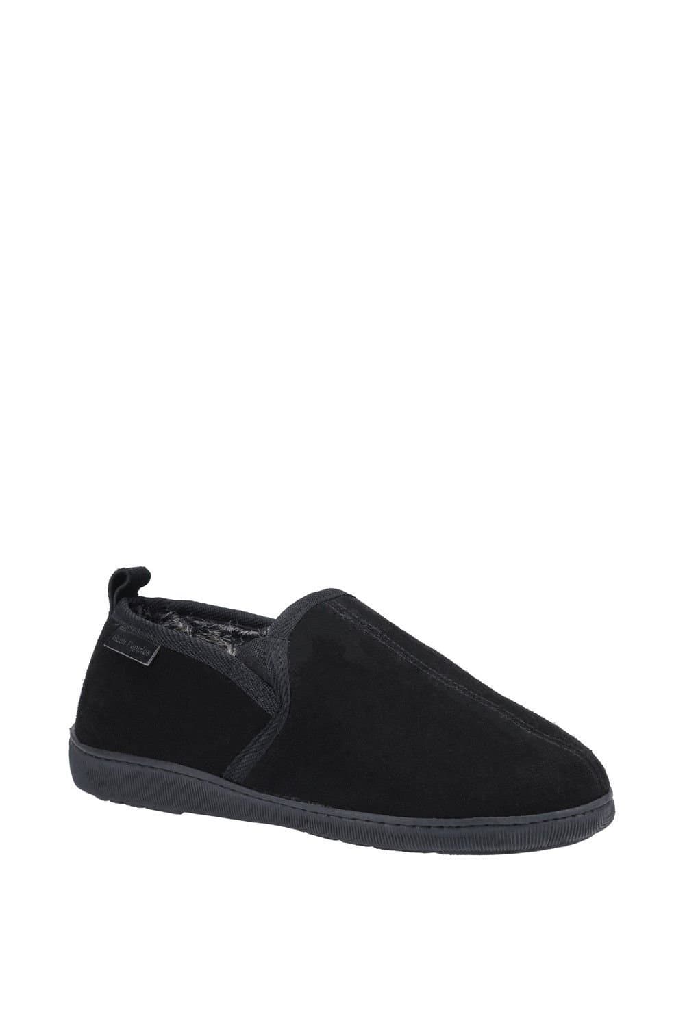 Hush Puppies Hush Puppies Men's 'Arnold' Suede Slippers in Black
