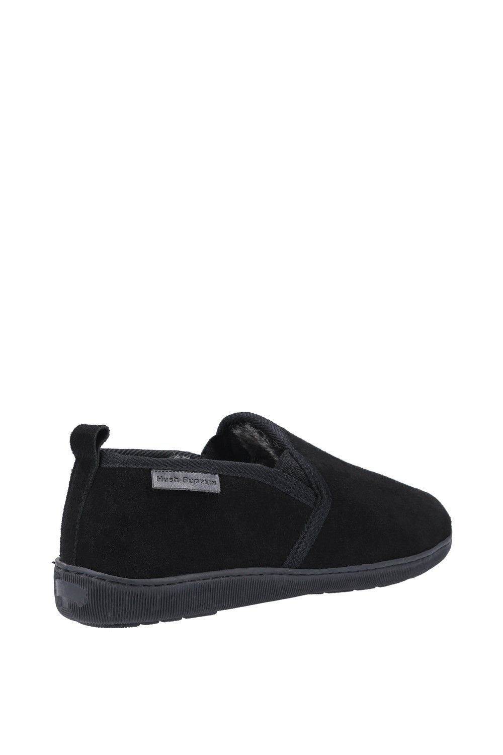 Hush Puppies Hush Puppies Men's 'Arnold' Suede Classic Slippers in Black - 2