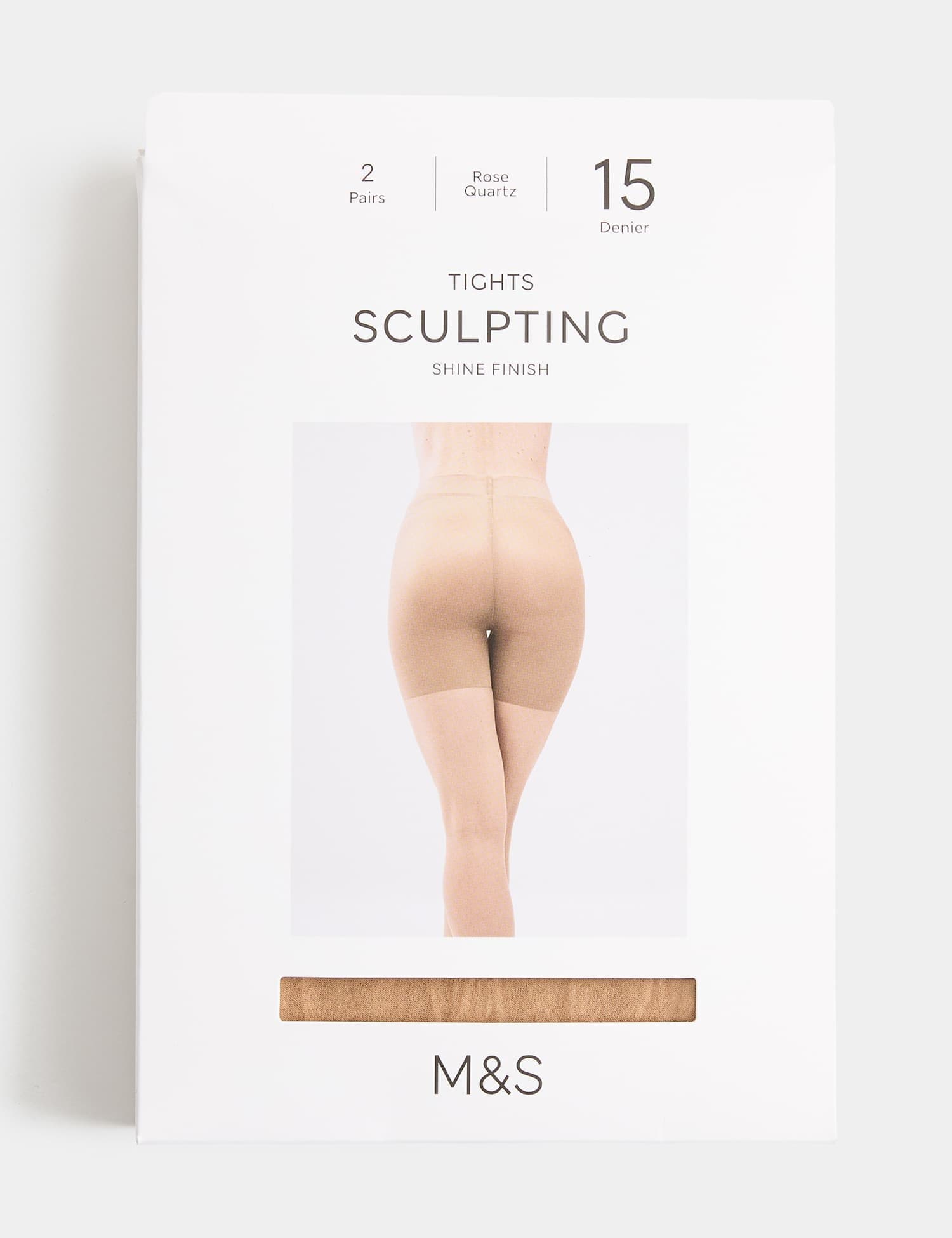 Marks & Spencer M&S Firm Control Bum Lift Shaping Tights Rose Quartz