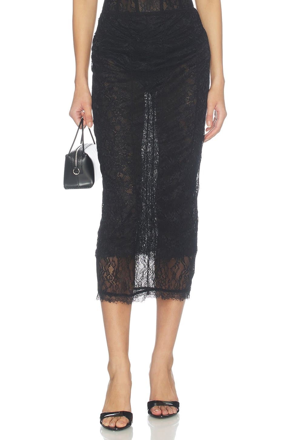 revolve Annie Lace Midi Skirt
