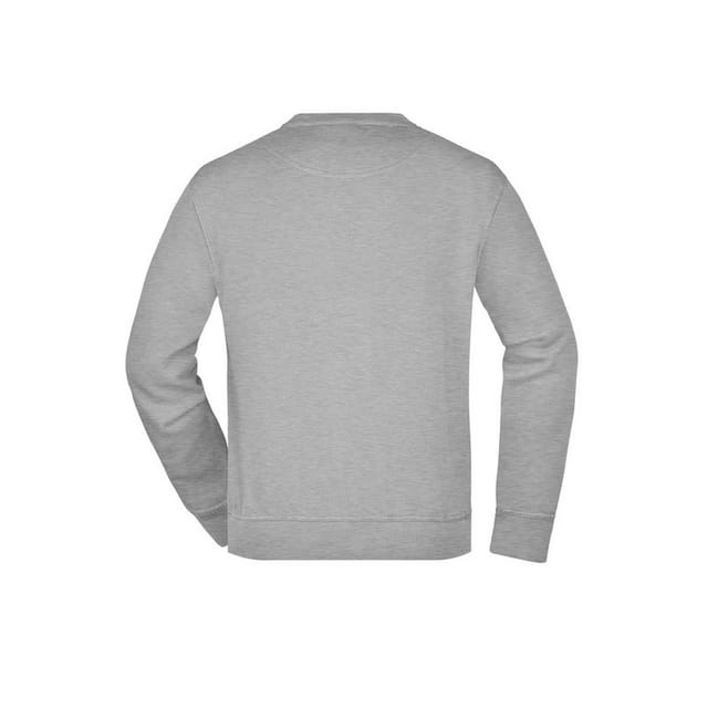 James and Nicholson James and Nicholson Men's Workwear Sweatshirt in Grey - 2