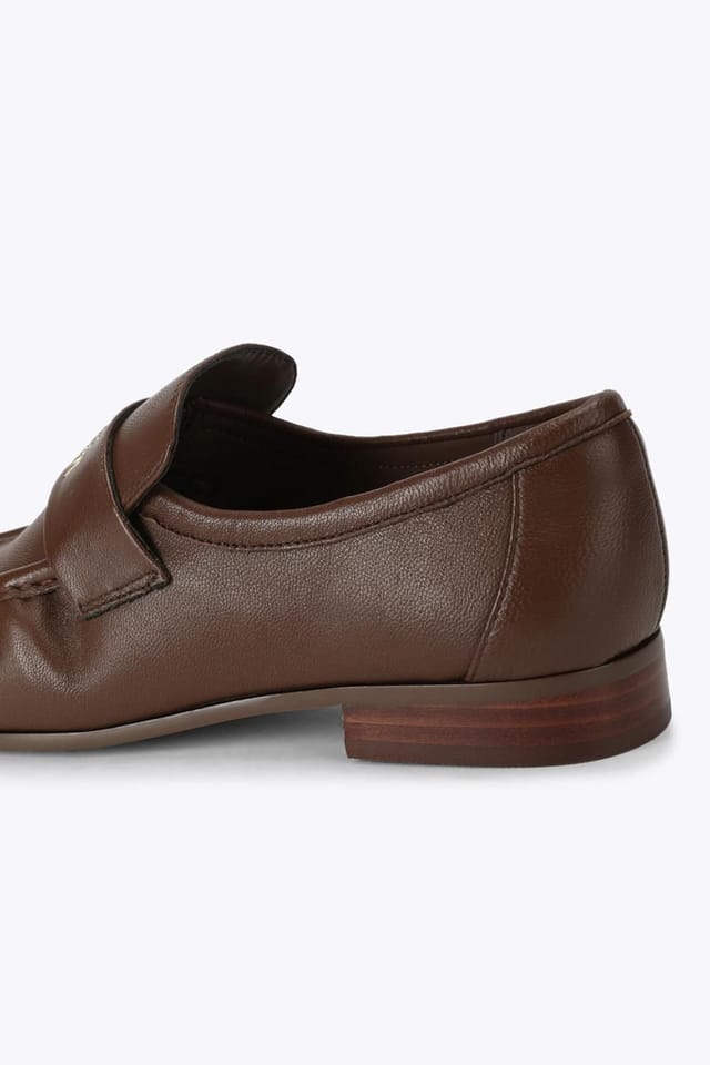 Steve Madden STEVE MADDEN Women's 'Crimsen Dark Brown Leather' Leather Flats - 3
