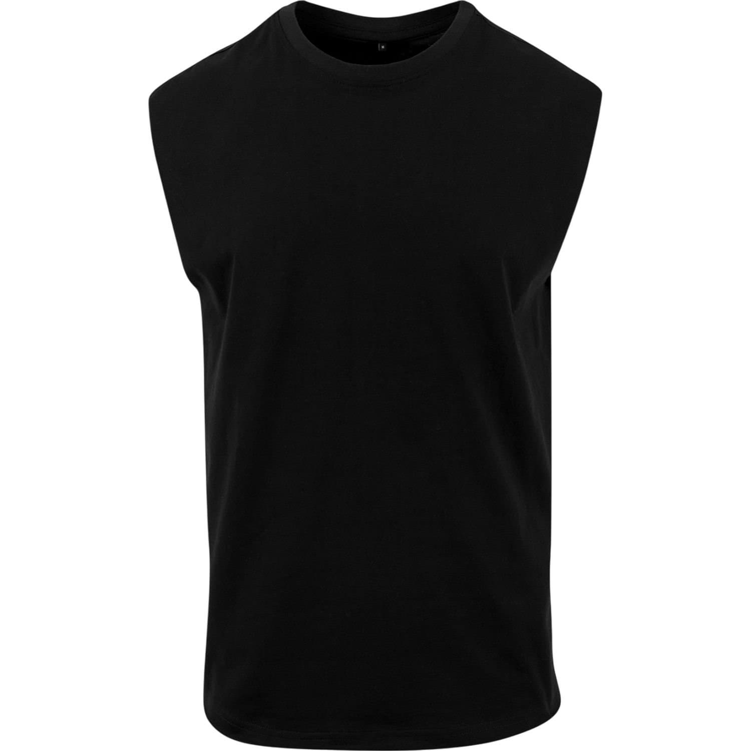 New Morning Studios New Morning Studios Men's Plain Sleeveless T-Shirt in Black