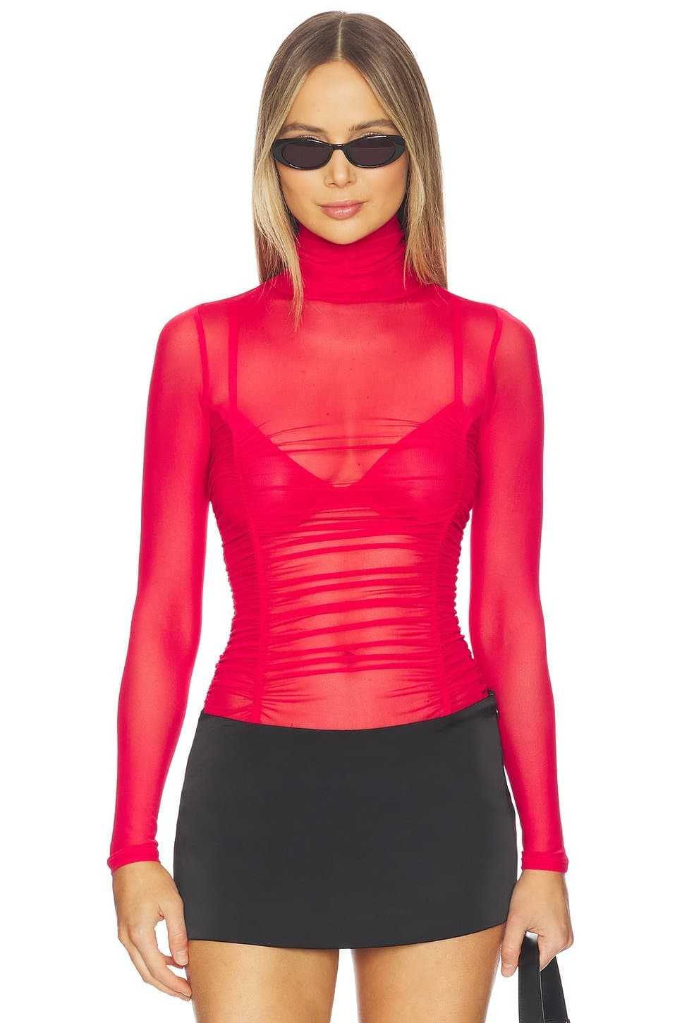 revolve Revolve Bold Kiss Red Bodysuit in Red