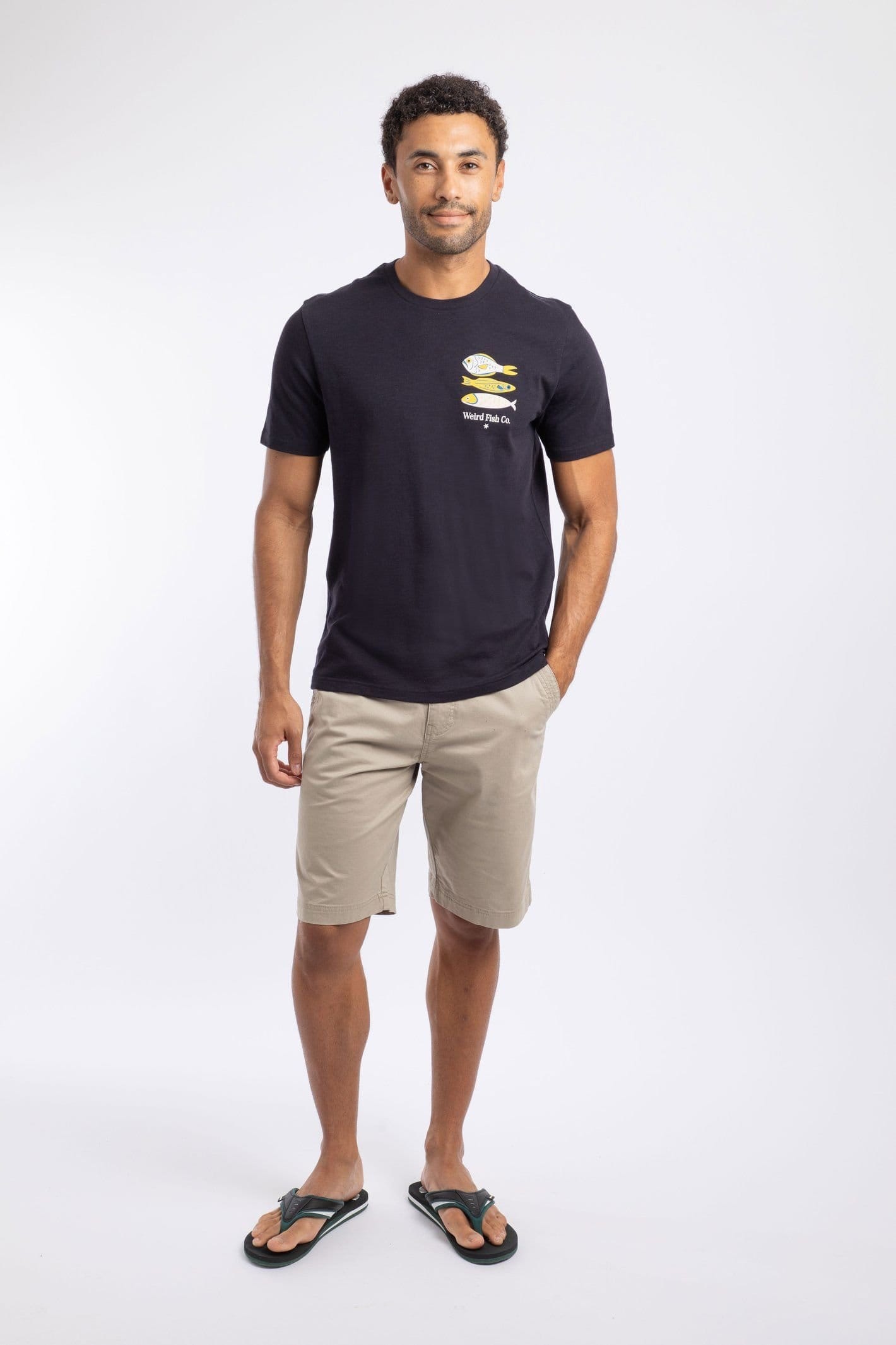 Weird Fish Weird Fish Men's Food Festival Graphic T-Shirt in Midnight - 4