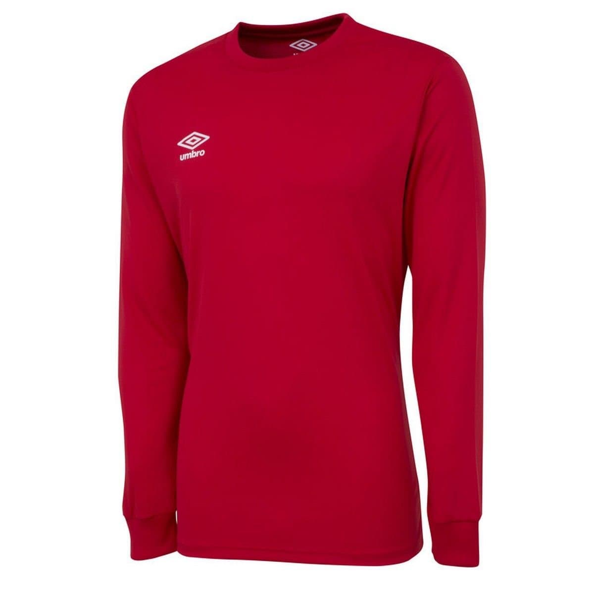 Umbro Umbro Men's Club Long-Sleeved Jersey in Scarlet