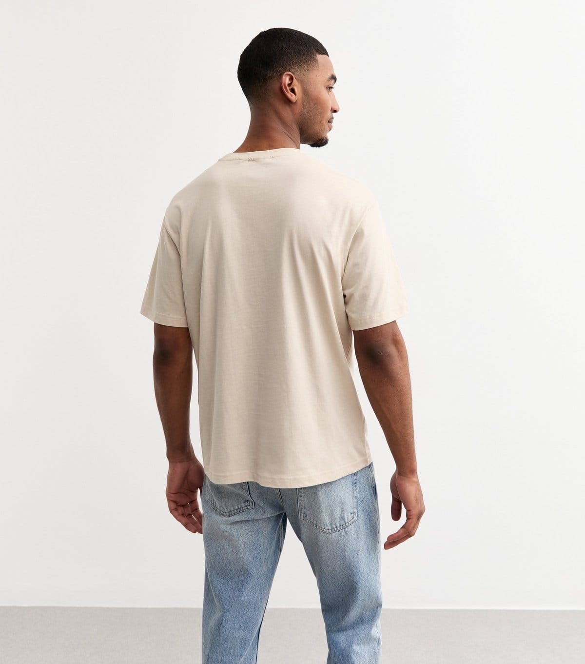 Only and Sons Women's Unisex Off White Oasis Print T-Shirt Only and Sons New Look - 4