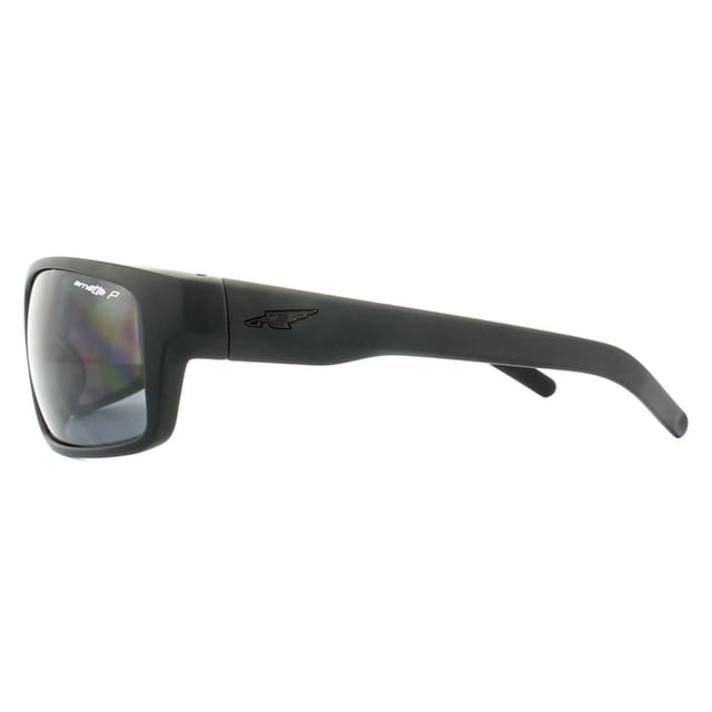 Arnette Arnette Men's Wrap Fuzzy Black Grey Polarized Sunglasses - 3