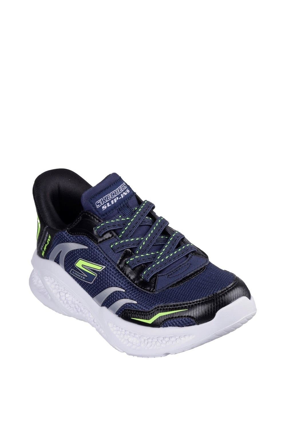 Skechers Skechers Men's Meteor-Lights Brisk-Beams Trainers in Navy