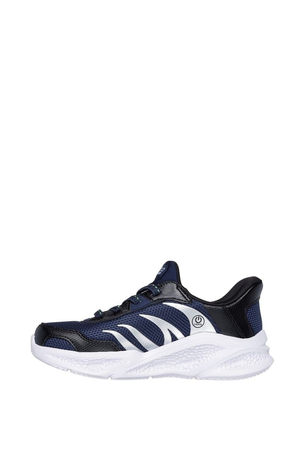 Skechers Skechers Men's Meteor-Lights Brisk-Beams Trainers in Navy - 4