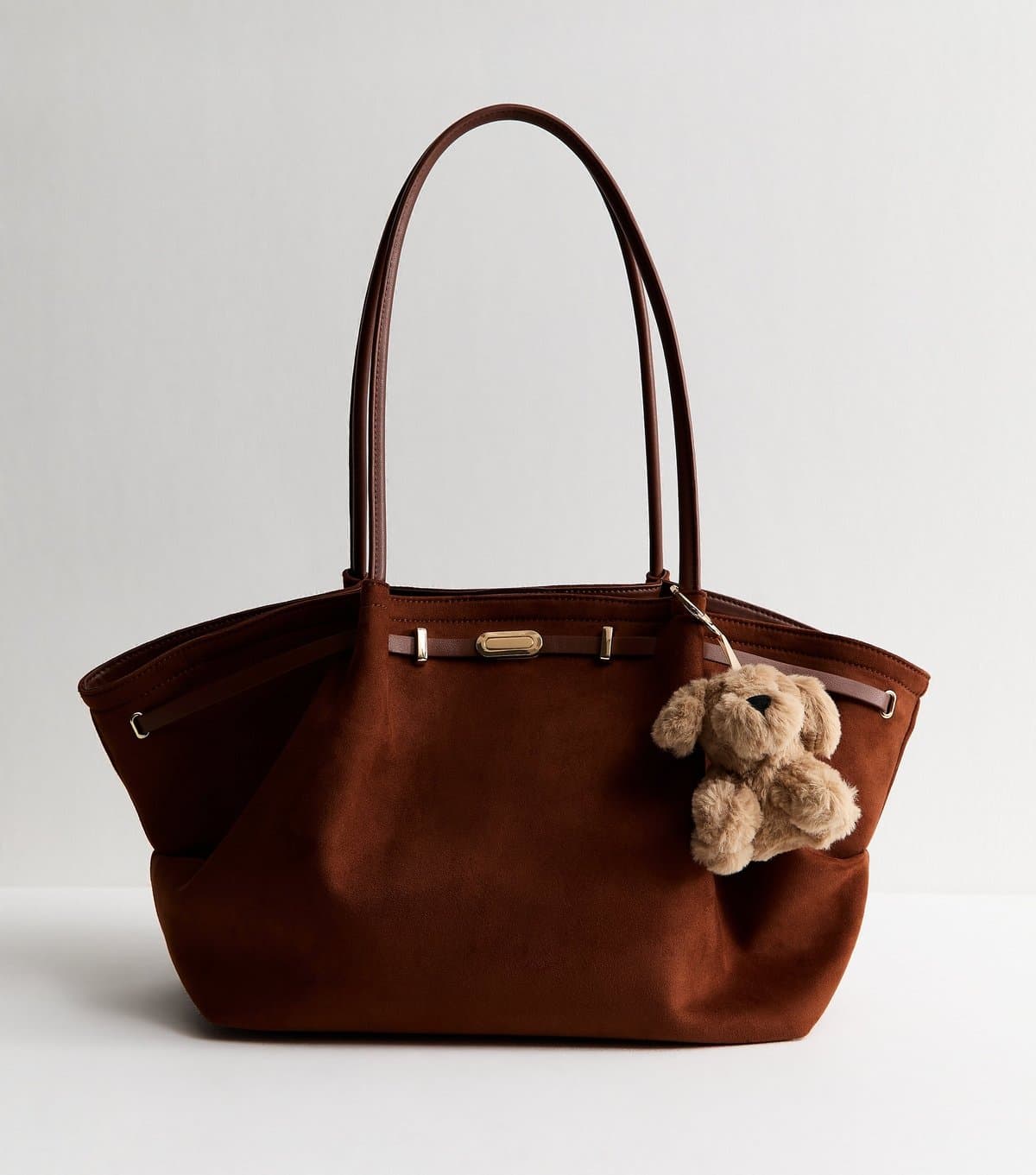 New Look Light Brown Cockerpoo Plush Bag Charm New Look