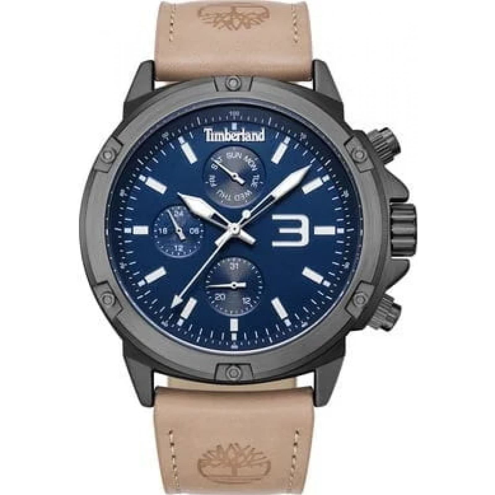 Timberland Timberland Men's TDWGF9002902 46mm Quartz Watch in Beige