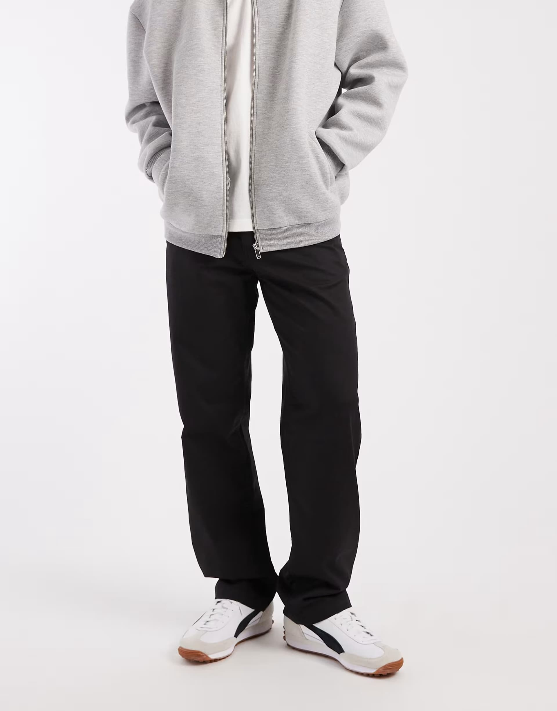 ASOS Vans Authentic chino straight pant pants black in black