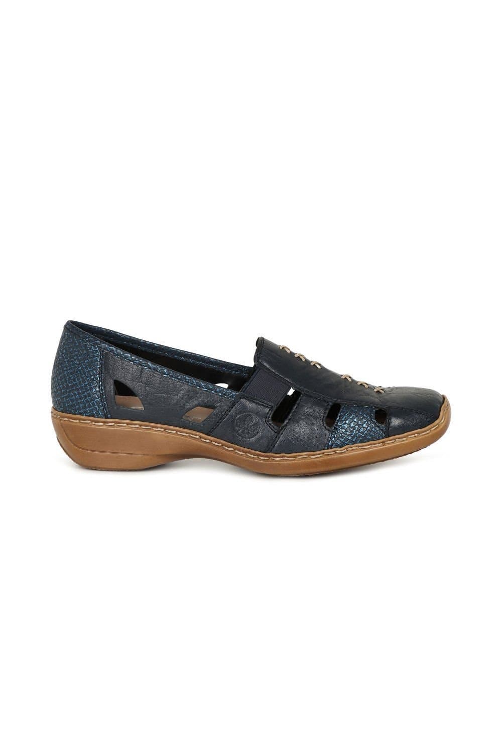 Rieker Rieker Women's 'Denise' Slip On Vamp Shoes in Navy