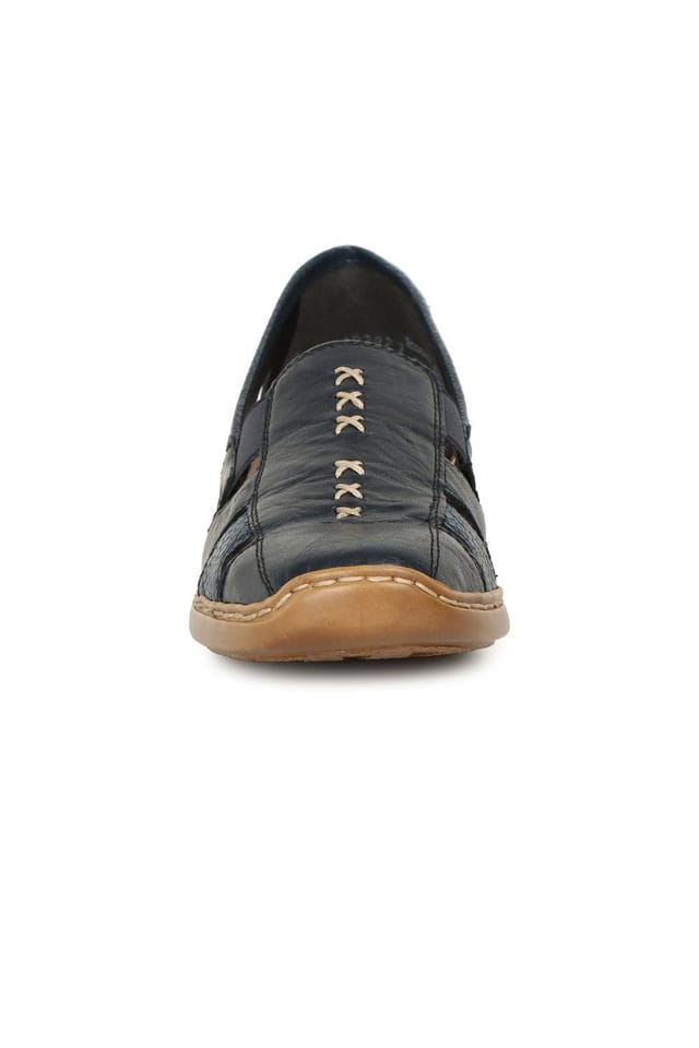 Rieker Rieker Women's 'Denise' Slip On Vamp Shoes in Navy - 3