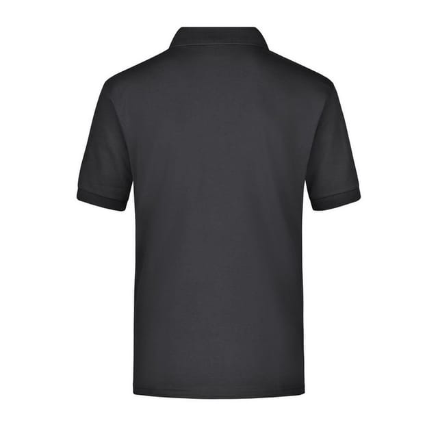 James and Nicholson James and Nicholson Men's Pique Pocket Polo Shirt in Black - 2