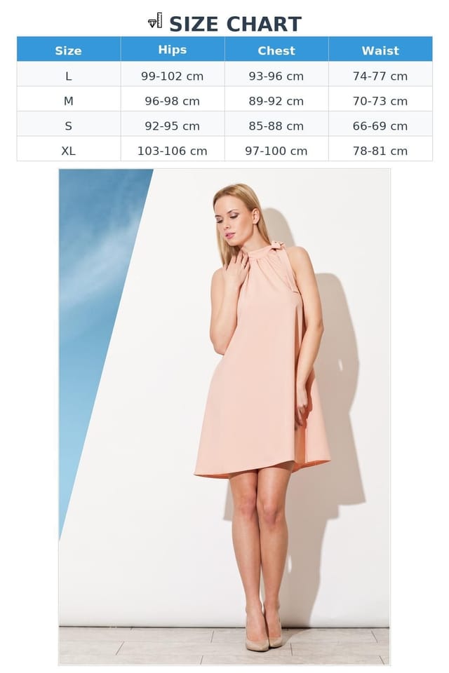 Love Lace Love Lace Women's Pink Loose Summer Dress with Neck Tie - 2