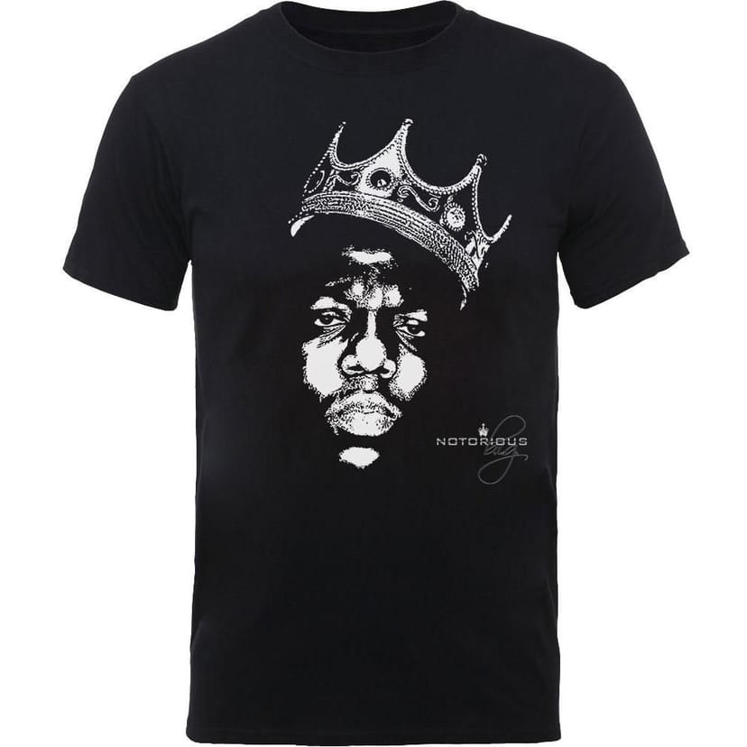 Notorious B.I.G. Notorious B.I.G. Men's Crown T-Shirt in Black - 1