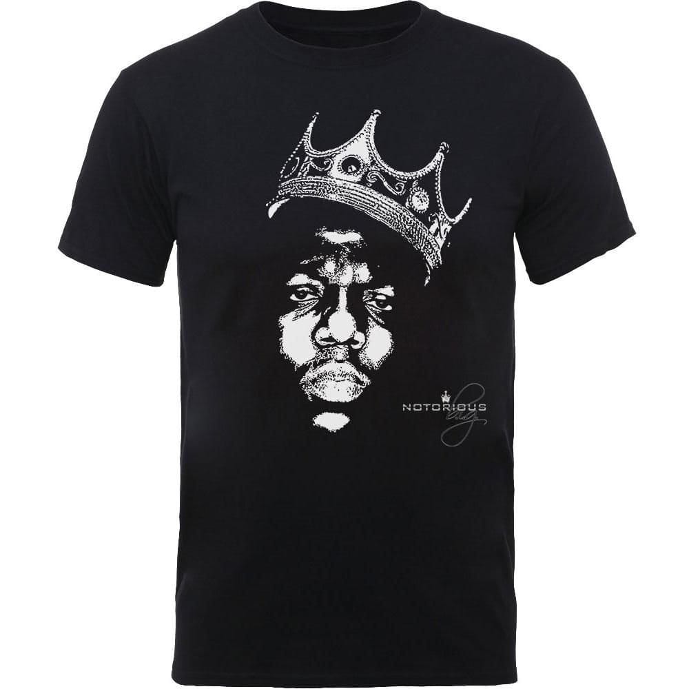 Notorious B.I.G. Men's Crown T-Shirt in Black