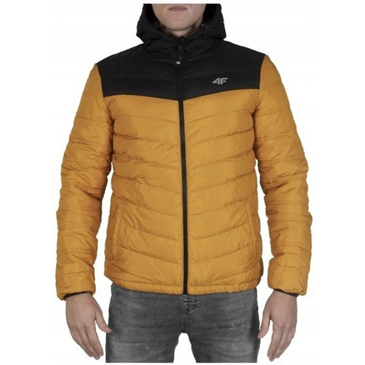 4F 4F Men's M434 Synthetic Down Jacket in Brown - 4