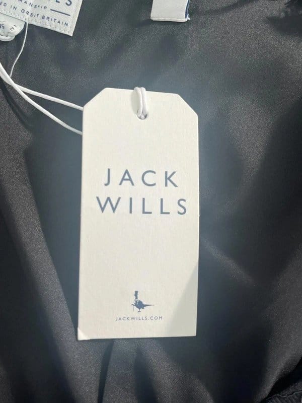 Jack Wills Black Westcliffe Lace Shirt Dress Size XS