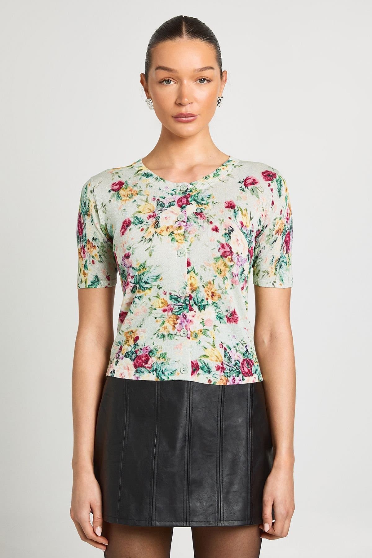 Debenhams Debenhams Women's Ashish Vintage Floral Button Up Top