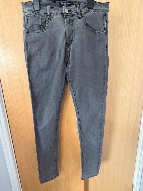 Bershka Men’s Bershka Super Skinny Denim Jeans Size W30