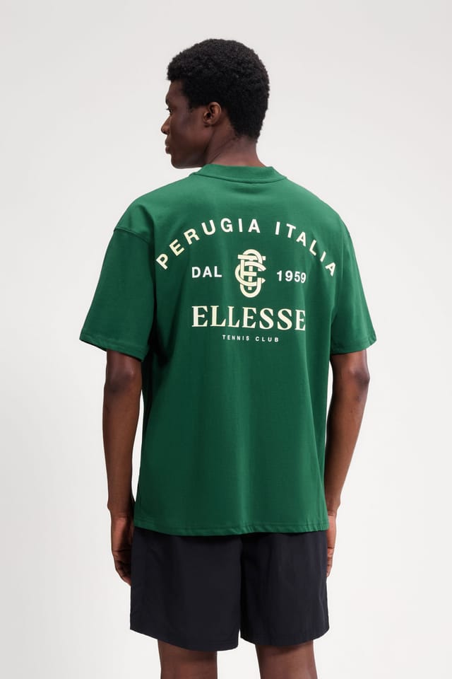 Ellesse Ellesse Men's DAL 1959 Tee in Dark Green - 2