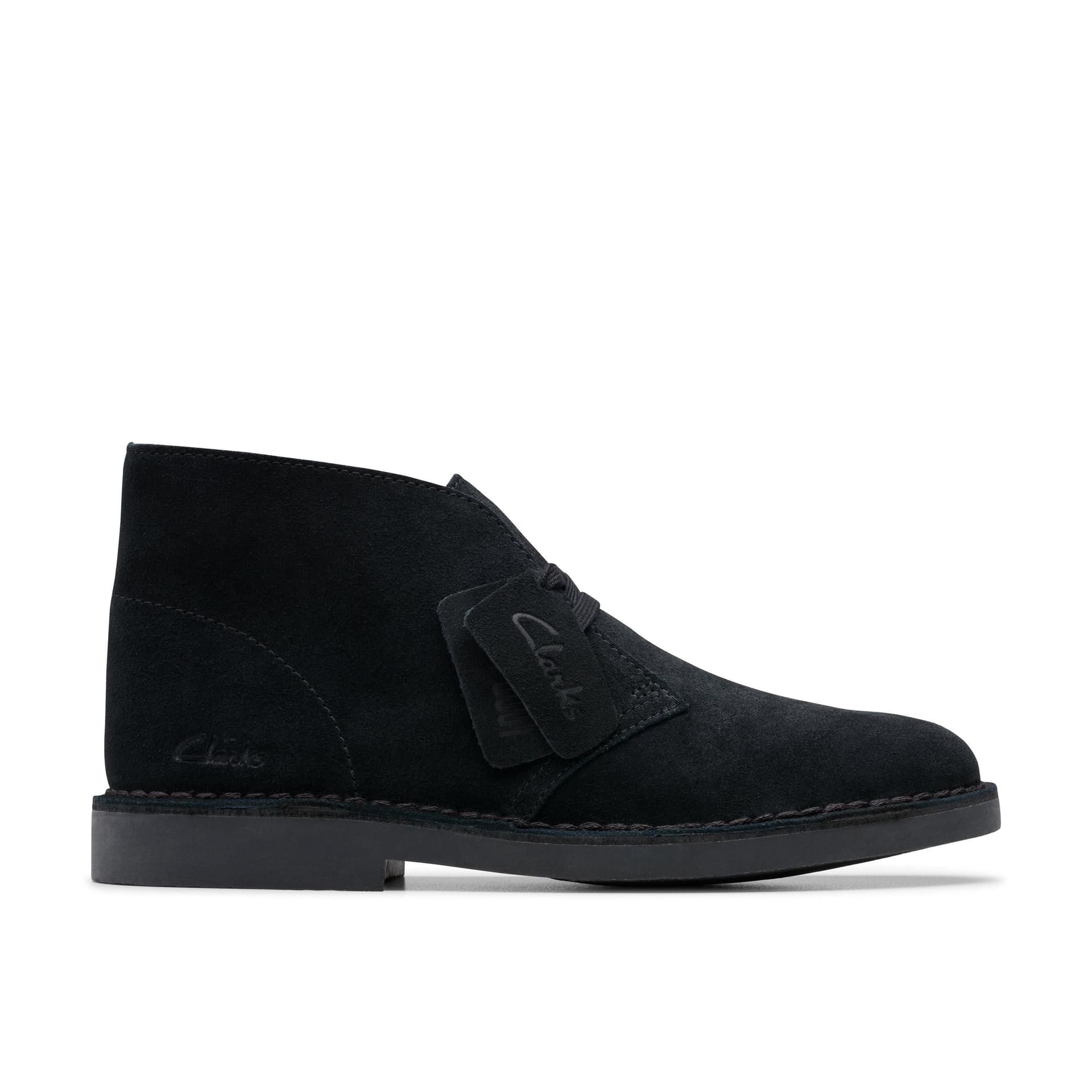 Clarks Clarks Women's Desert Boot Evo Black Suede Ankle Boots