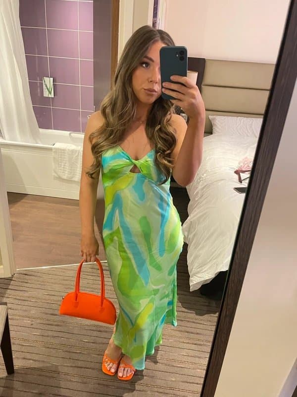 Bershka Bershka swirl dress