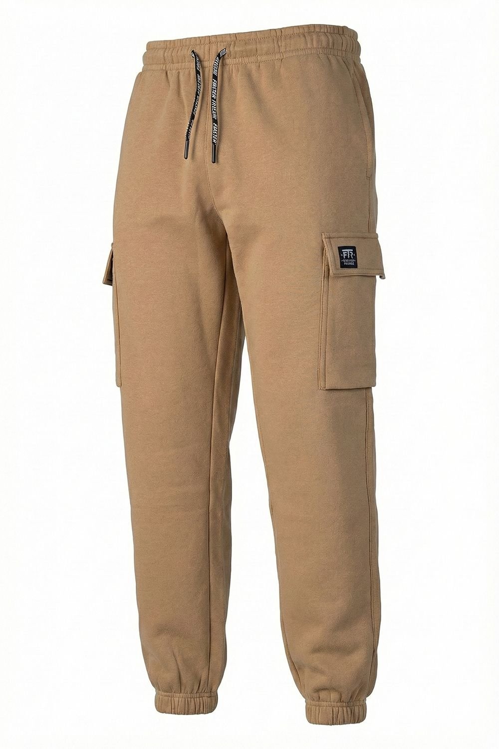 Foster Taylor Foster Taylor Men's Cargo Cuffed Joggers in Bronze - 1
